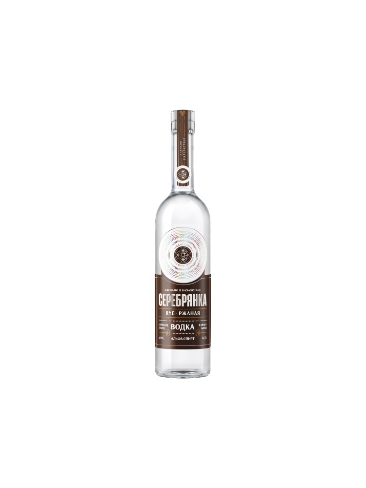 ВОДКА СЕРЕБРЯНКА RYE 0,7Л - фото 1