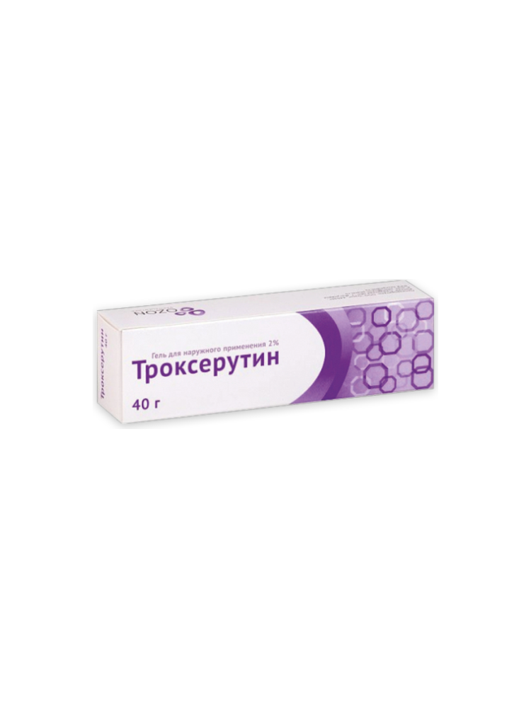 Троксерутин 2 % 40,0 гель