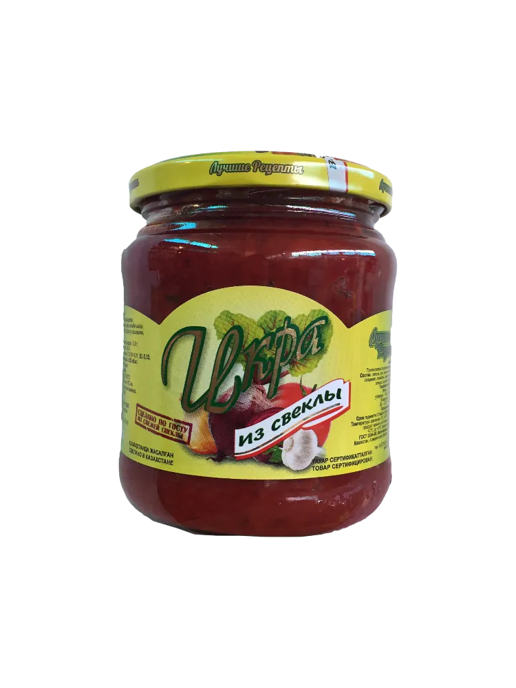 ИКРА ЛУЧШИЕ РЕЦЕПТЫ 440Г ИЗ СВЕКЛЫ