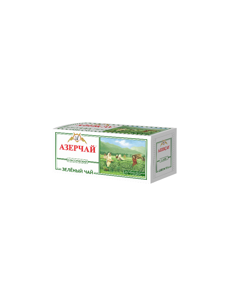 ЧАЙ AZERCAY 2Г*25ШТ ЗЕЛЕНЫЙ КЛАССИК