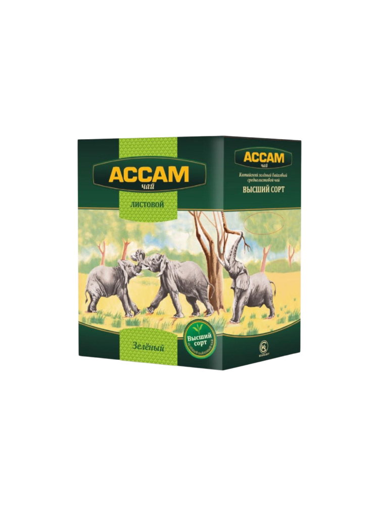 ЧАЙ АССАМ 100Г ЗЕЛЕНЫЙ