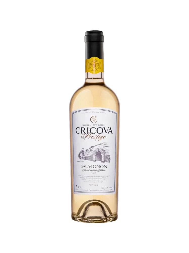 ВИНО CRICOVA 0,75Л SAUVIGNON BLANC PRESTIGE БЕЛ СУХ 13% - фото 1