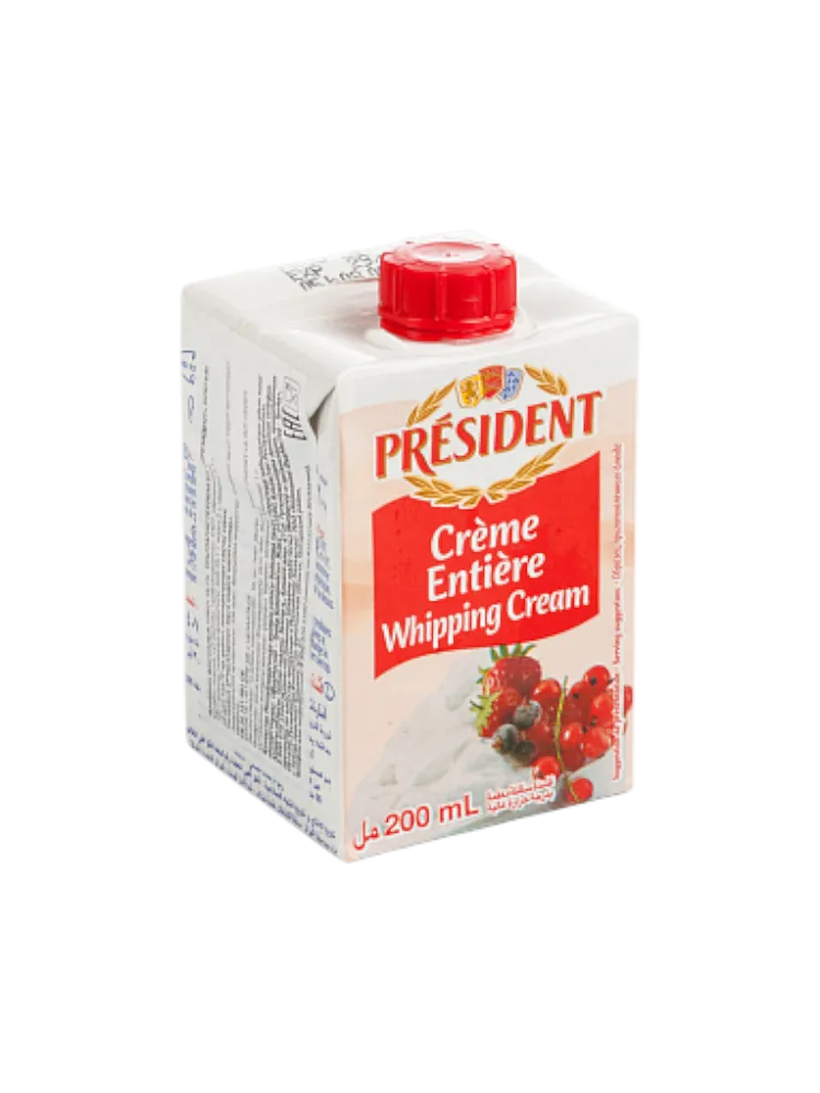 СЛИВКИ PRESIDENT 200МЛ 35,1%