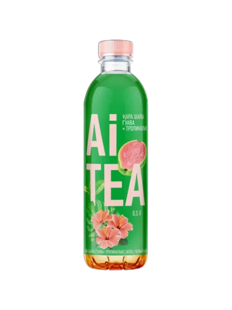 ЧАЙ ХОЛ AI TEA ЧЕРНЫЙ 0,5Л ГУАВА ТРОПИКИ ПЭТ