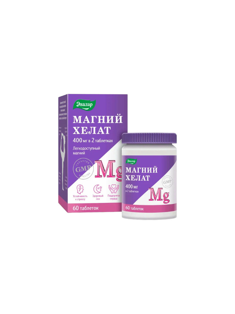 Магний Хелат Эвалар №60
