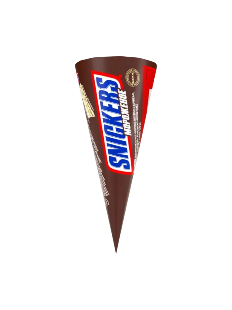 МОРОЖЕНОЕ SNICKERS РОЖОК 69Г