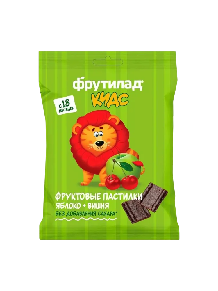 ПАСТИЛКИ ФРУТИЛАД KIDS 30Г ЯБЛОКО/ВИШНЯ