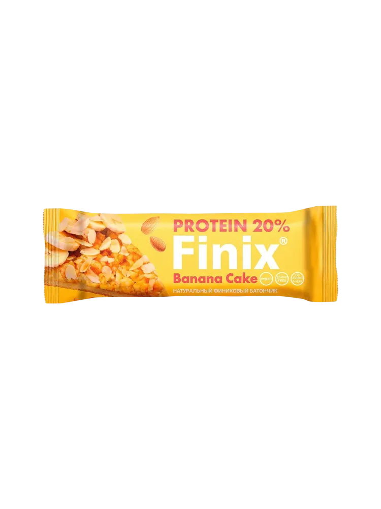 ФИНИКОВЫЙ БАТОНЧИК FINIX 30Г БАНАНА КЕЙК