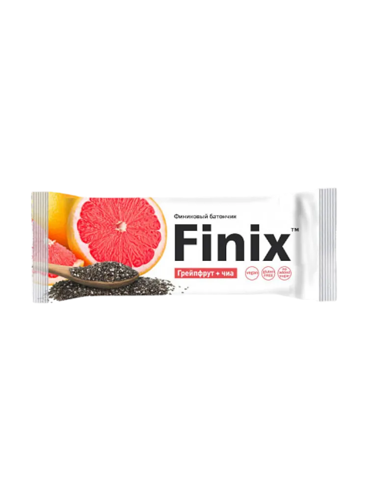 ФИНИКОВЫЙ БАТОНЧИК FINIX 30Г ГРЕЙПФРУТ/ЧИА
