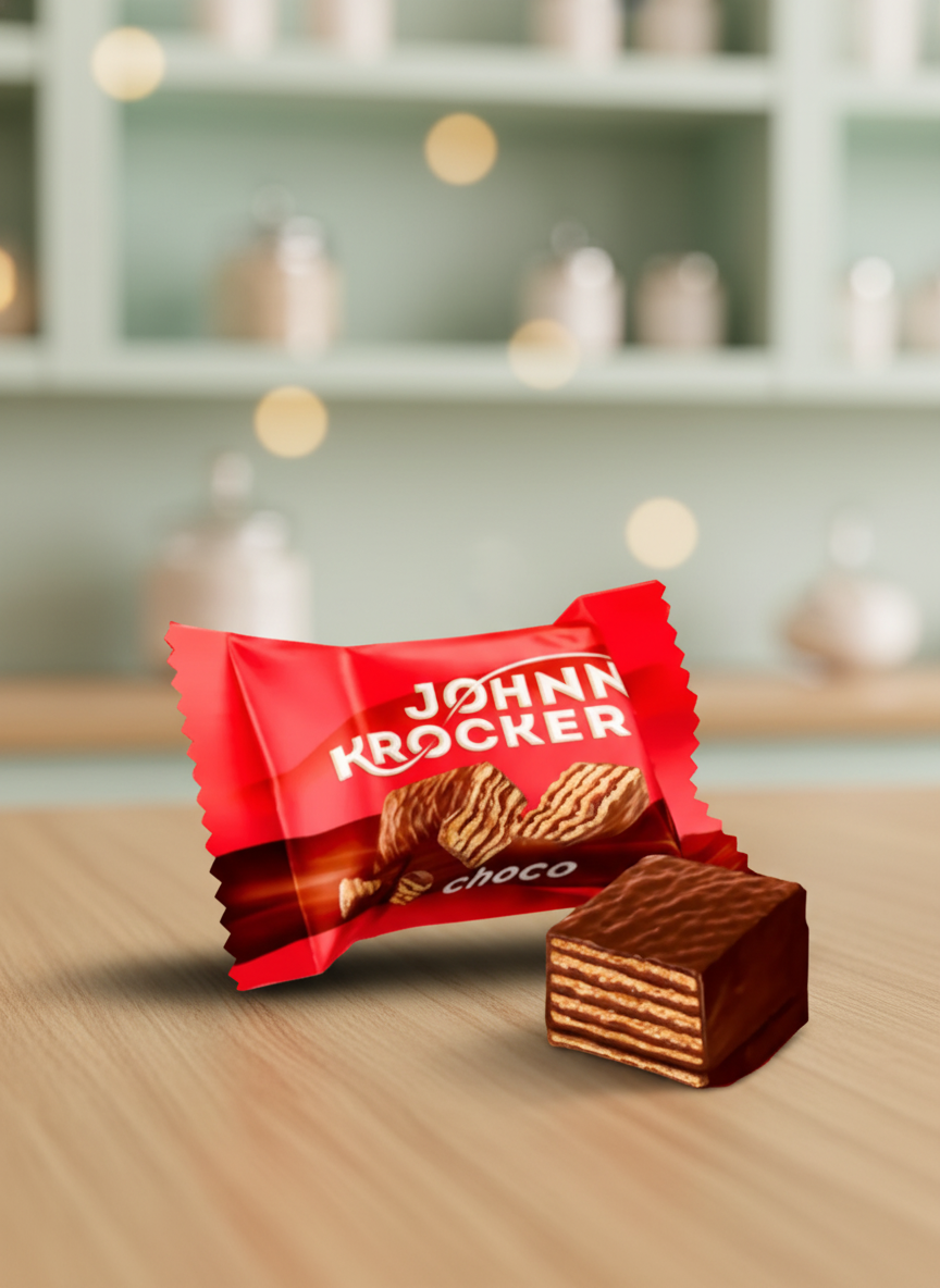 Вафельные конфеты Johnny Krocker choco 1кг