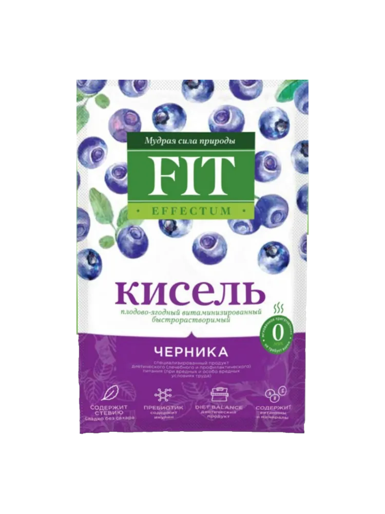 КИСЕЛЬ FIT EFFECTUM ЧЕРНИКА Б/Р САШЕ 30Г(35)