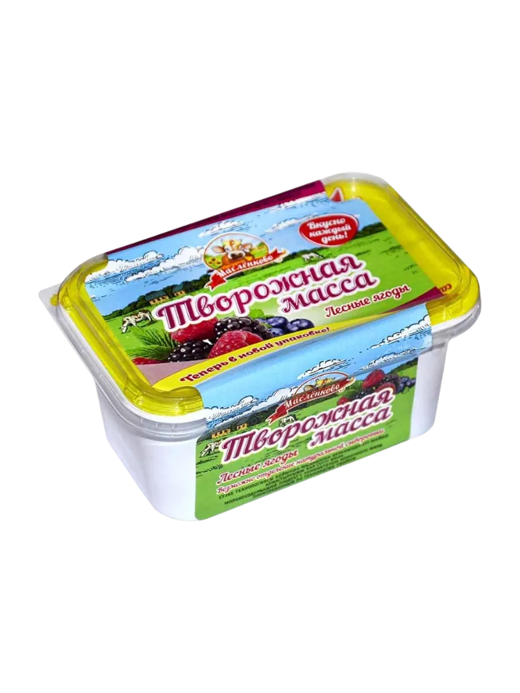 ДЕСЕРТНАЯ МАССА ЛЕСНЫЕ ЯГОДЫ МДЖ 20% КОНТЕЙНЕР 350Г