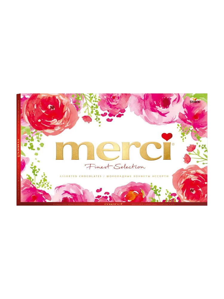 КОНФЕТЫ MERCI 400Г ВЕСЕННЕЕ АССОРТИ(8)