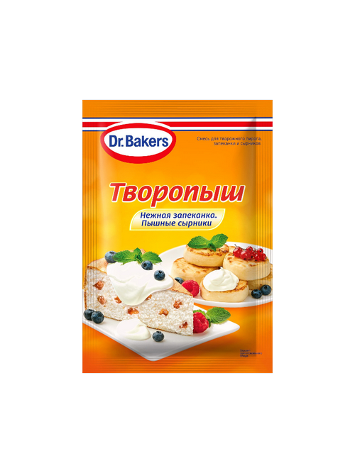 ТВОРОПЫШ СМЕСЬ DR BAKERS ДЛЯ ТВОРОЖ ПИРОГОВ 60Г
