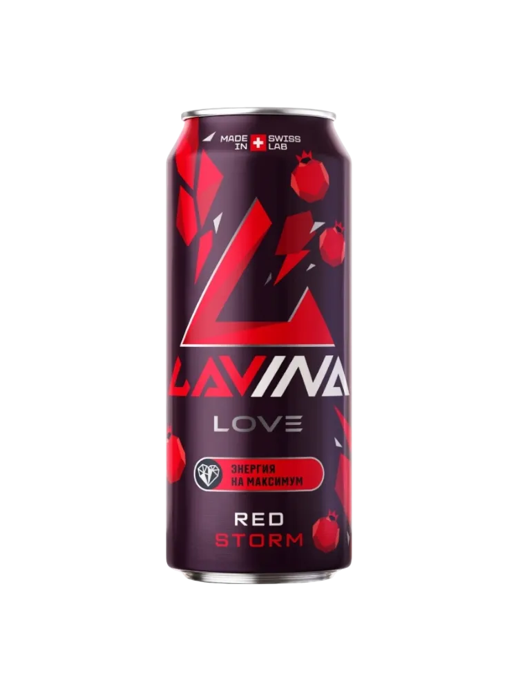 НАПИТОК ЭНЕРГЕТ LAVINA RED STORM 0.45Л (12)