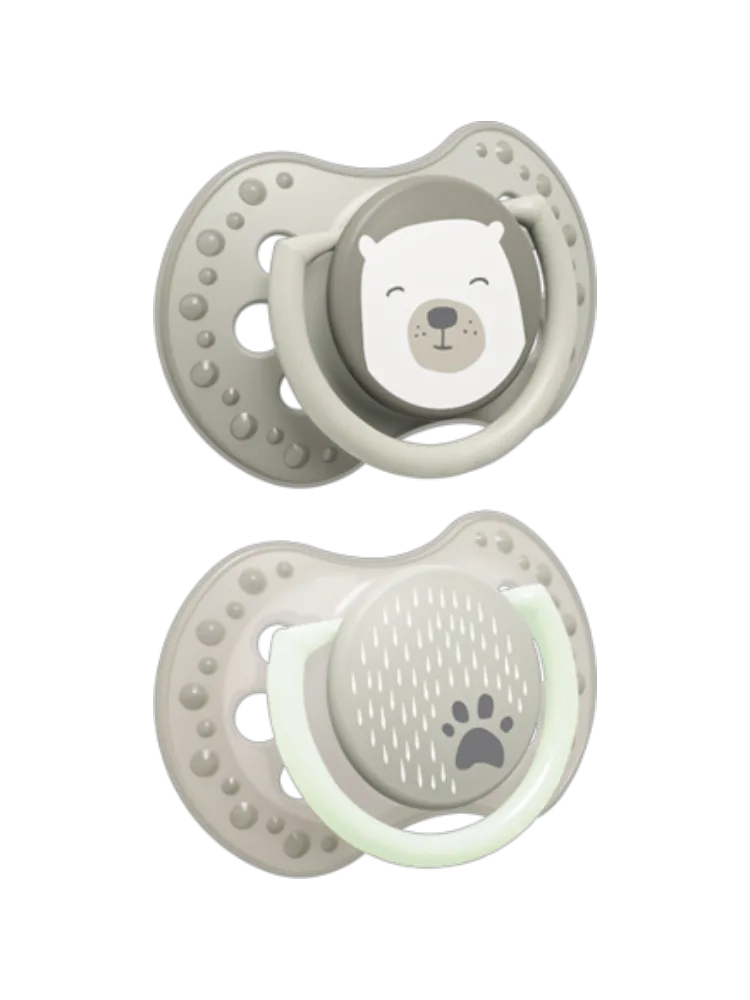 LOVI соска-пустышка силикон. динамическая №2 Buddy Bear от 0-2мес.