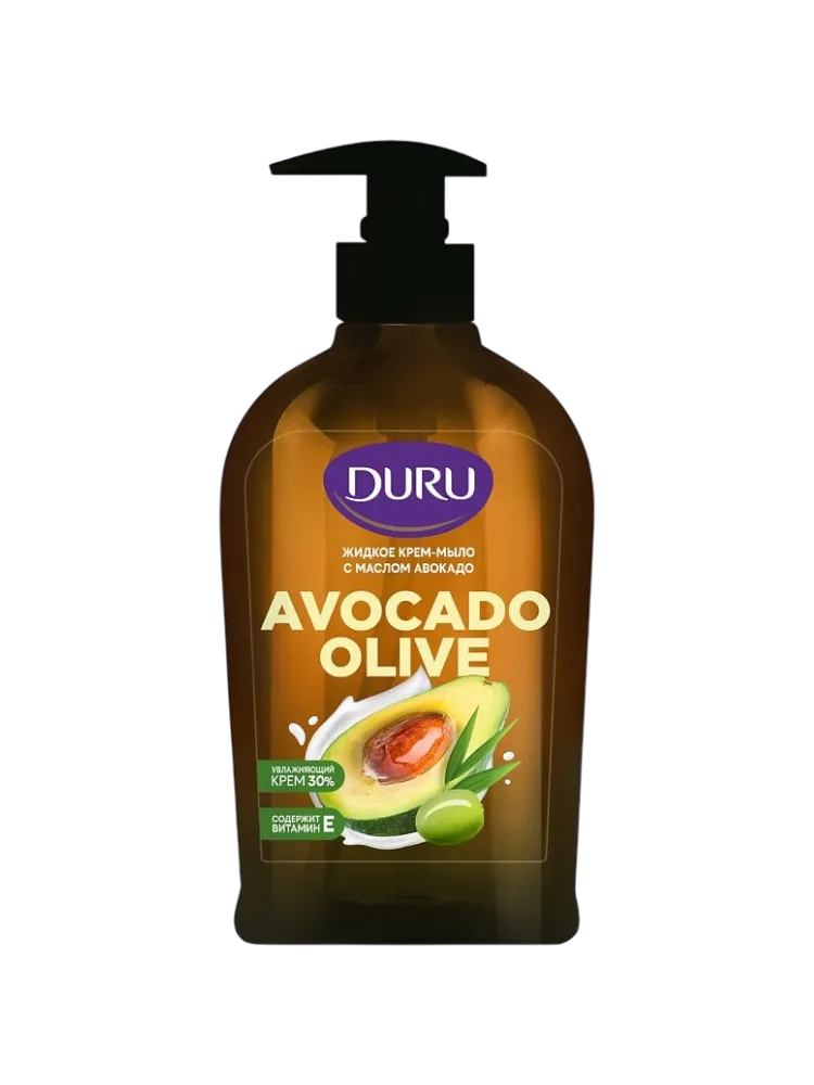 ЖИДКОЕ КРЕМ-МЫЛО DURU AVACADO OLIVE 300МЛ(12)