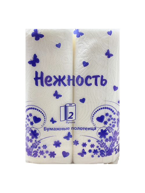БУМАЖНЫЕ ПОЛОТЕНЦА НЕЖНОСТЬ 2СЛ 2РУЛ(16)