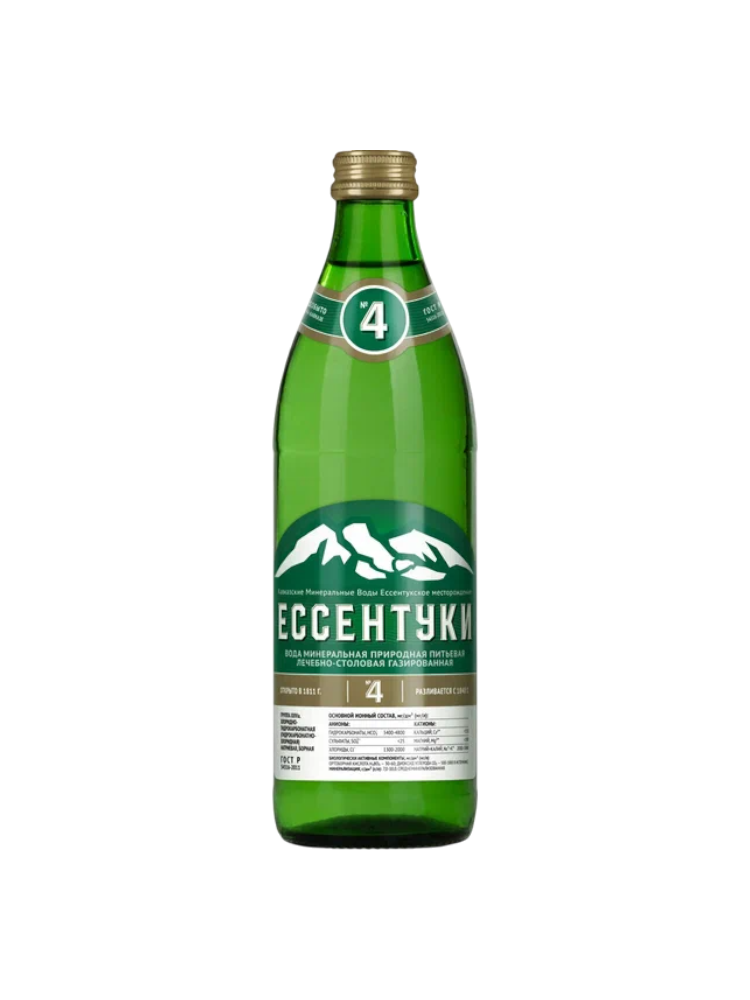 Вода Ессентуки №4 0,45л (Стекло)