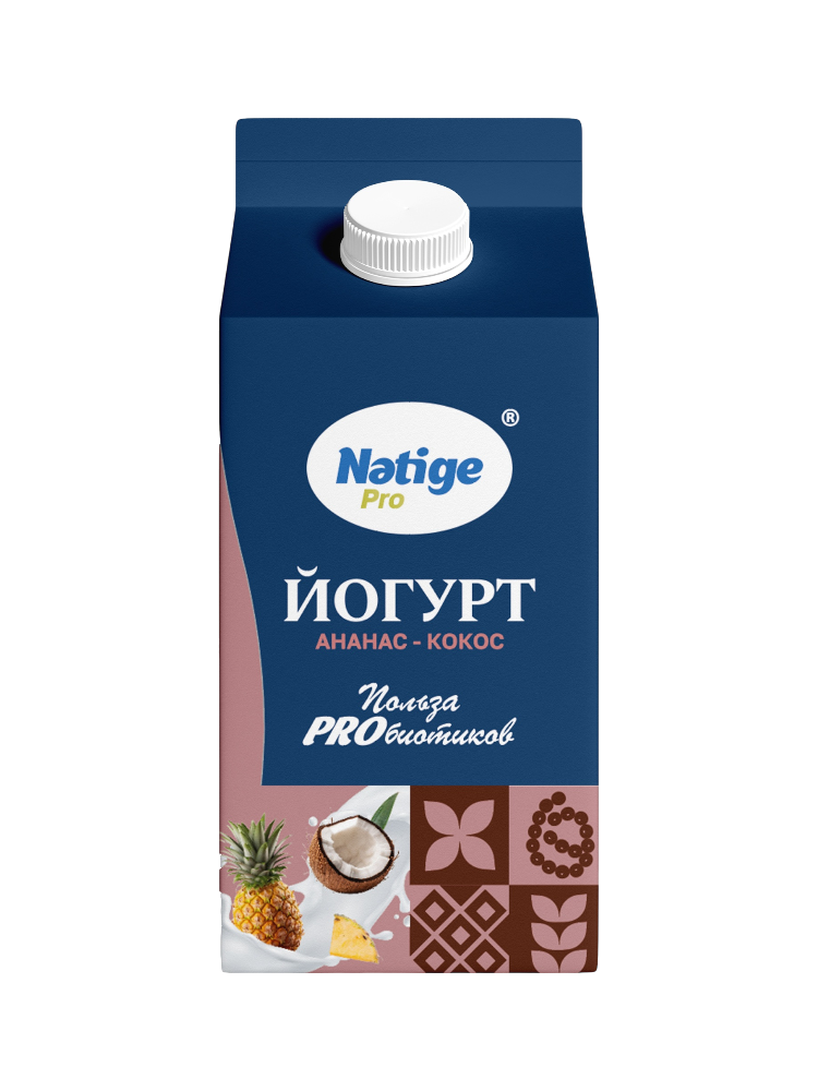 ЙОГУРТ НЭТИЖЕ PRO ПИТ АНАНАС И КОКОС 1,5% 300Г П/П(20) - фото 2