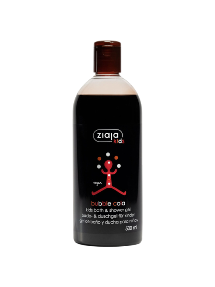 Ziaja kids детский гель для душа и пена для ванны Пузырьки колы 500 ml 