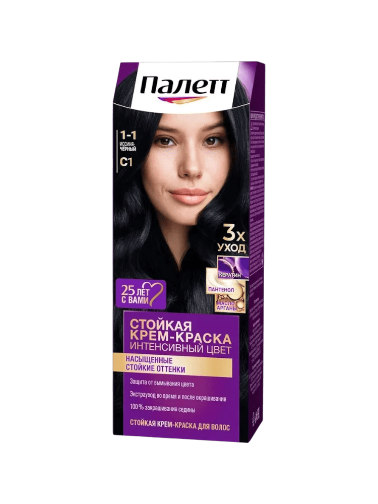 КРАСКА PALETTE ICC ИССИНЯ ЧЕРНЫЙ C1