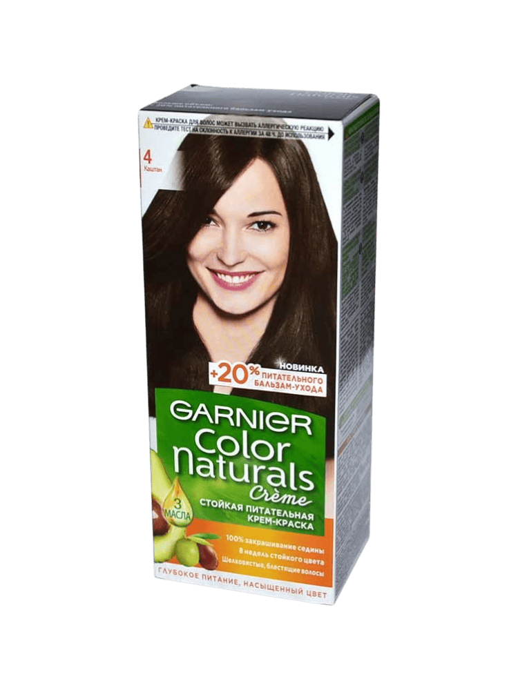 КРАСКА COLOR NATURALS 4 КАШТАН
