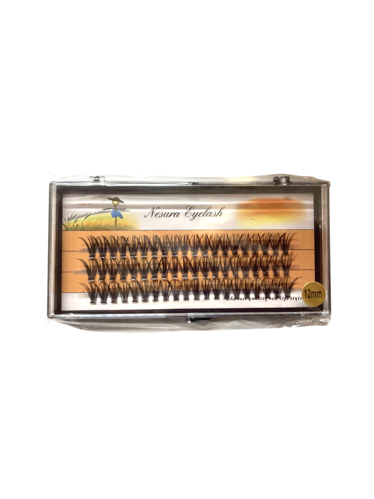 Nesura Eyelash Ресницы пучки 30D изгиб С 12 mm 