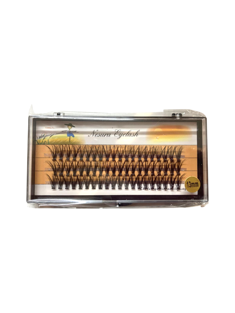 Nesura Eyelash Ресницы пучки 30D изгиб С 13 mm 