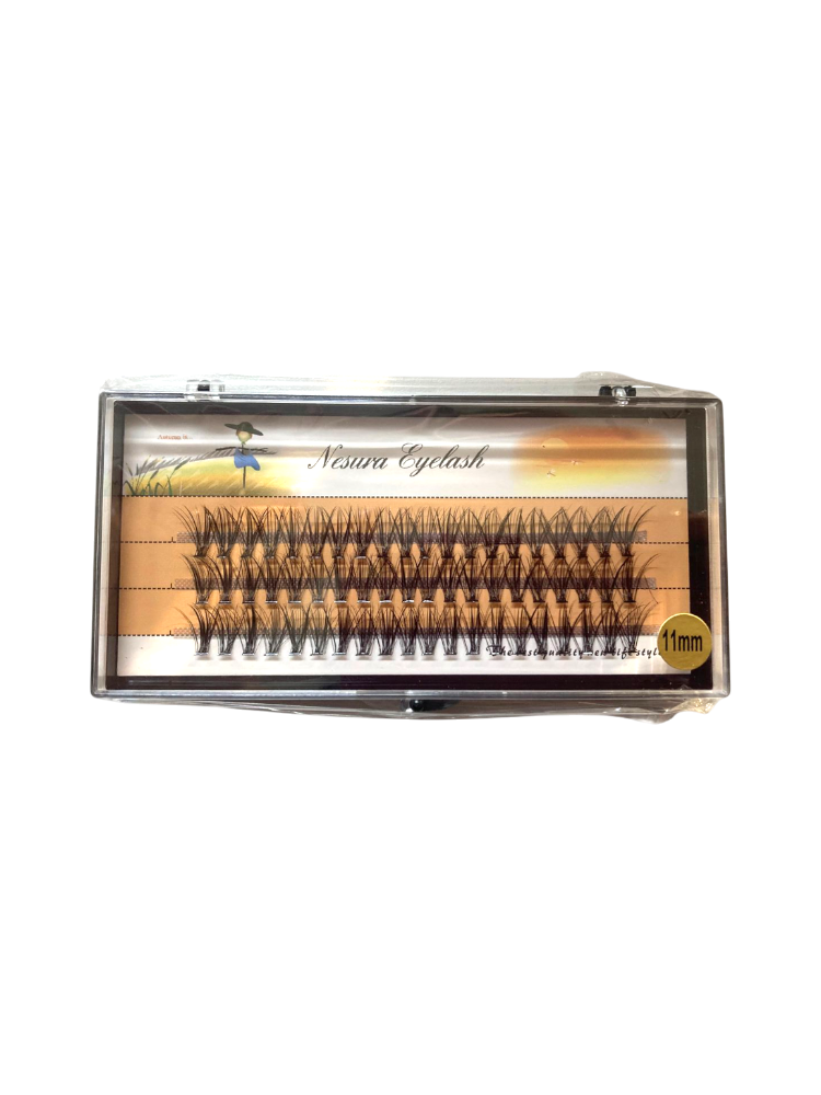 Nesura Eyelash Ресницы пучки 20D изгиб С 11 mm 