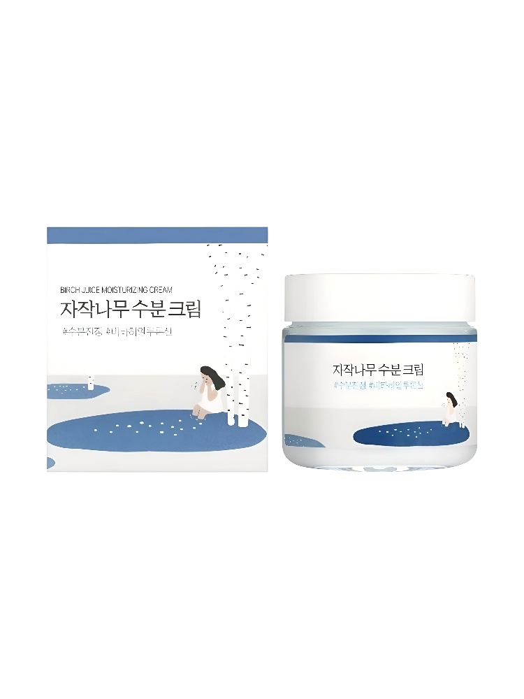 Round lab birch juice moisturizing cream Увлажняющий крем для лица 80 ml  - фото 2