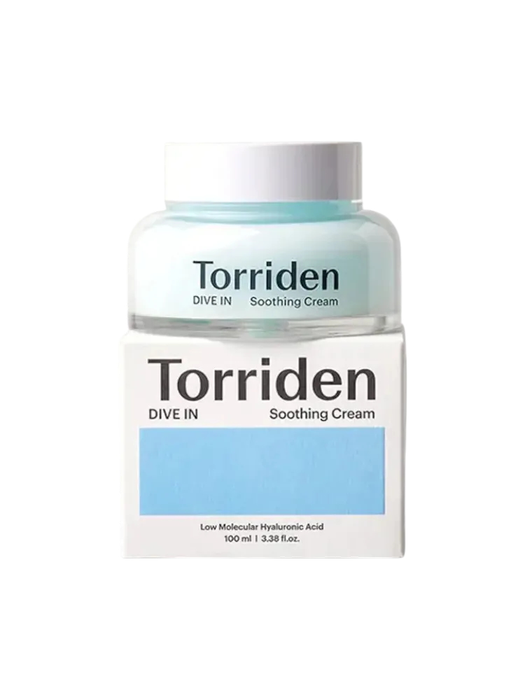 Torriden dive in soothing cream Увлажняющий крем для лица 100 ml 