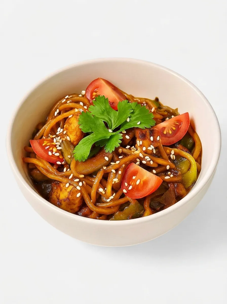 Соба с курицей и овощами от Кофе касса