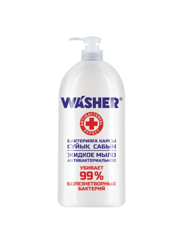 МЫЛО ЖИДКОЕ WASHER-H АНТИБАКТЕРИАЛЬНОЕ 1000МЛ(12)