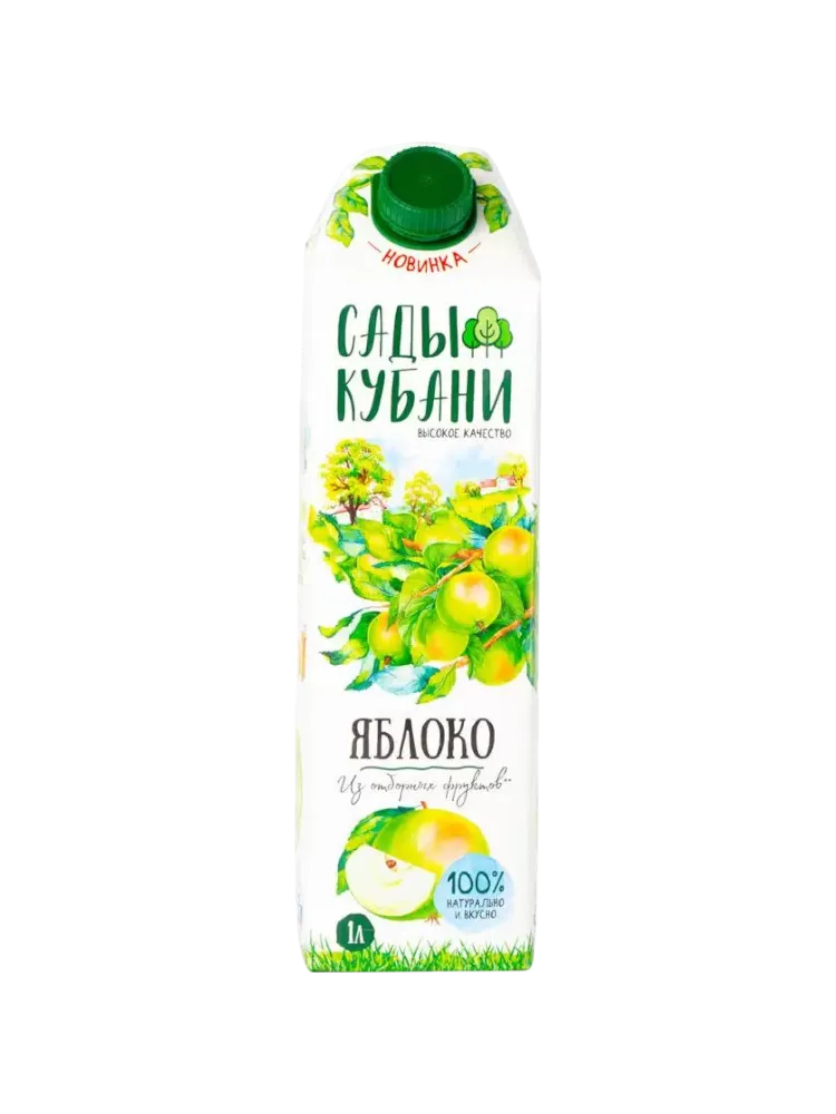 СОК КУБАНА 1Л ЯБЛОЧНЫЙ - фото 1