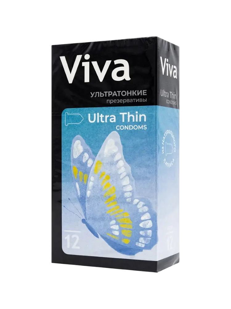 Презервативы  VIVA №12 ультратонкие ULTRA THIN из натурального латекса Richter