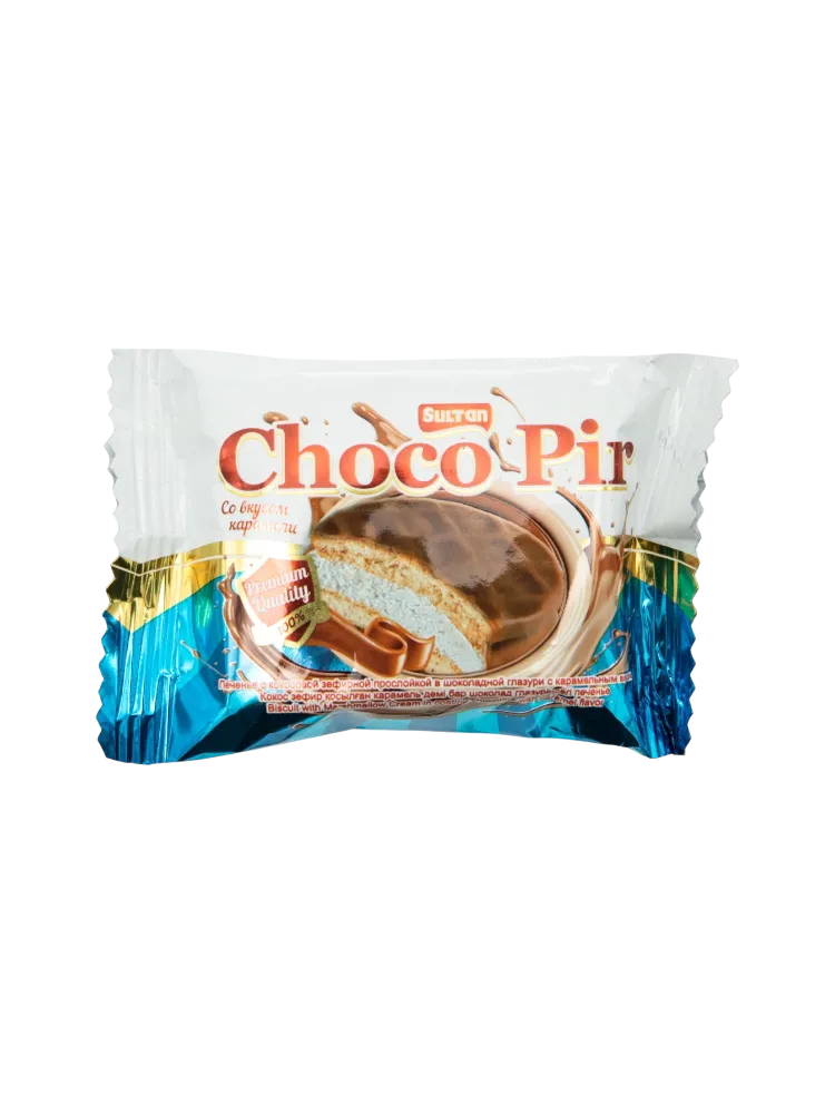 ПЕЧЕНЬЕ CHOCO PIR 30Г КАРАМЕЛЬ