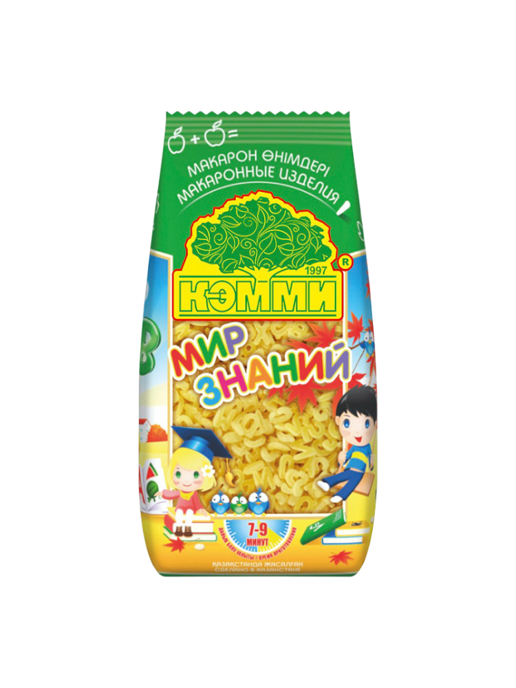 МАКАРОНЫ КЭММИ 250Г МИР ЗНАНИЙ 