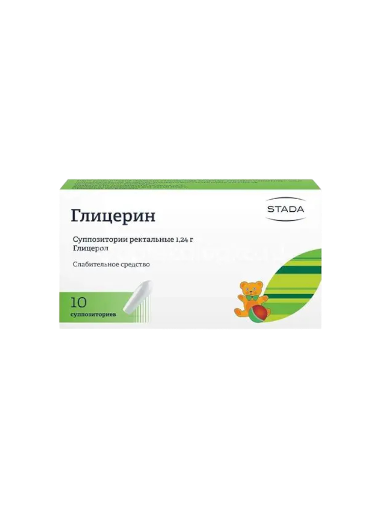 Глицериновые 1,2 г №10 супп.рект.