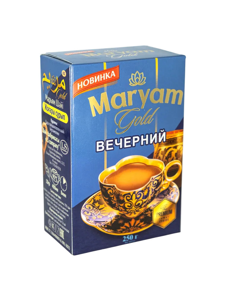 ЧАЙ MARYAM GOLD 250Г ВЕЧЕРНИЙ С БЕРГАМОТОМ
