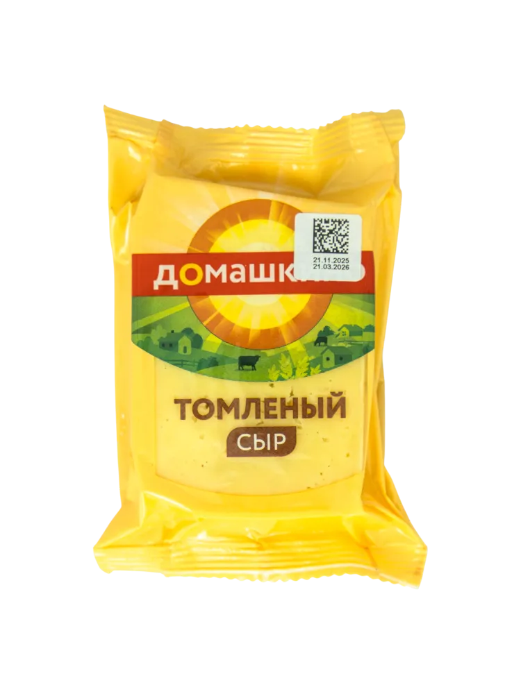 СЫР ДОМАШКИНО 180Г ТОМЛЕНЫЙ 45%