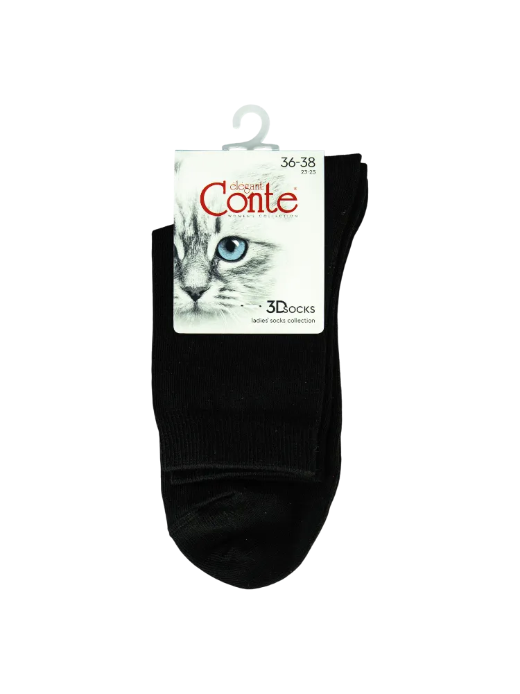НОСКИ 3DSOCKS ЧЕРНЫЙ ЖЕНСКИЙ 23-25Р 2СП
