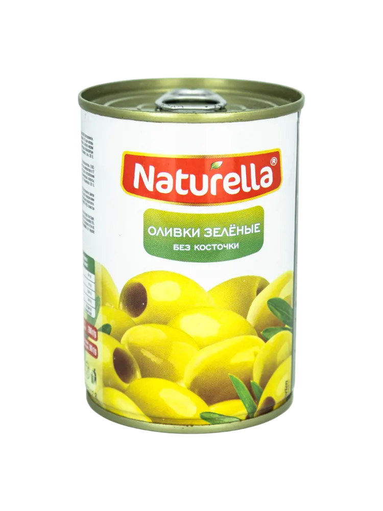 ОЛИВКИ NATURELLA 280Г ЗЕЛ Б/К