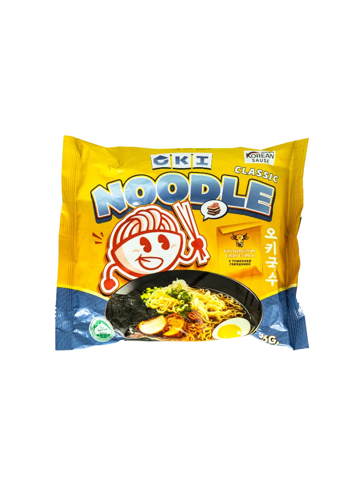 ЛАПША OKI 95Г NOODLE CLASSIC WITH BEEF 