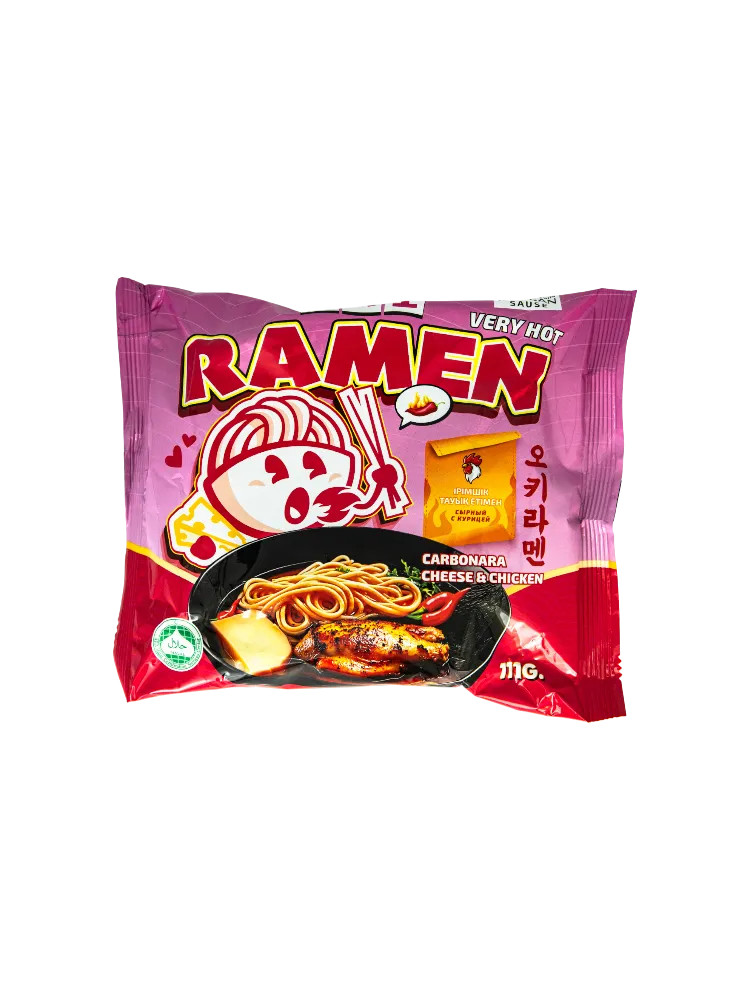 ЛАПША OKI 111Г RAMEN CARBONARA CHEESE & CHICKEN 