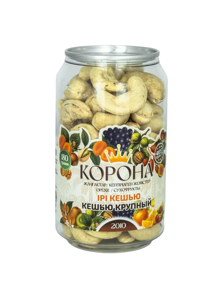 КЕШЬЮ КРУПНЫЙ КОРОНА 180Г БАНКА