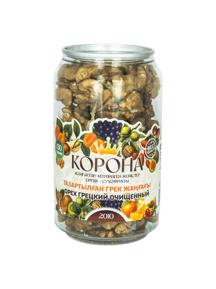 ОРЕХ ГРЕЦКИЙ ОЧИЩЕНЫЙ КОРОНА 130Г БАНКА