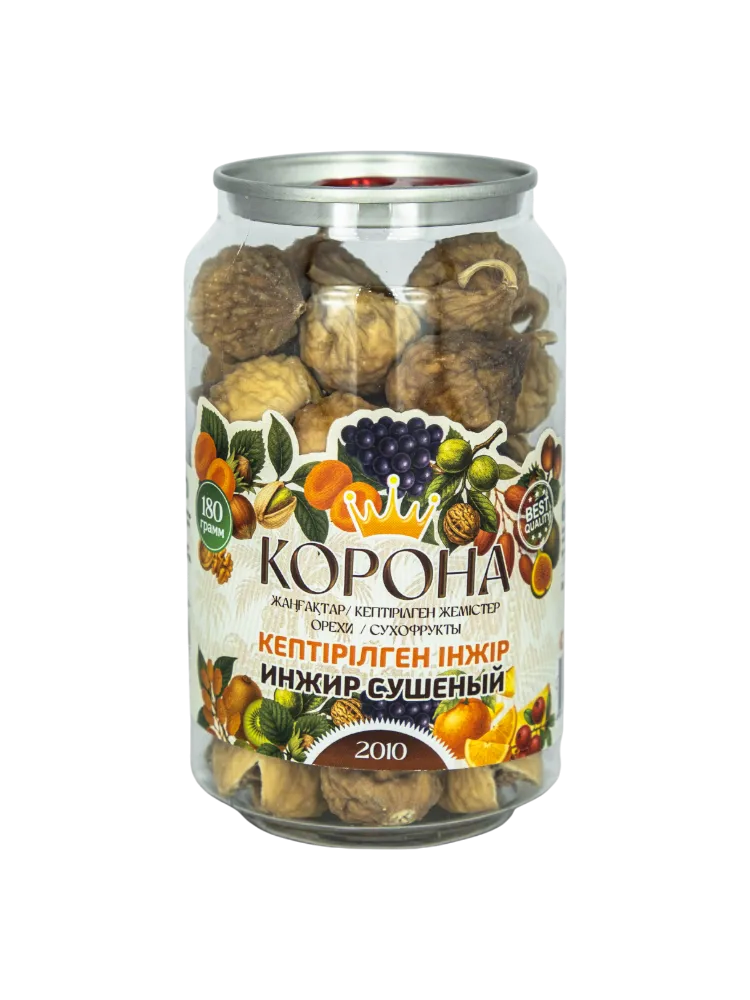 ИНЖИР СУШЕНЫЙ КОРОНА 180Г БАНКА
