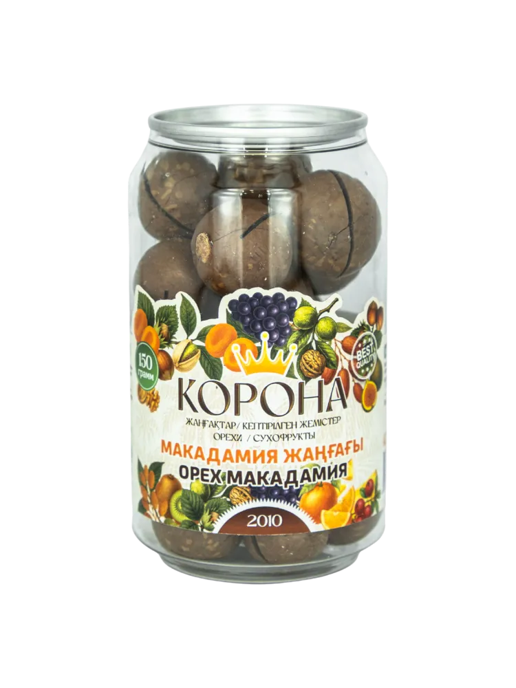 ОРЕХ МАКАДАМИЯ КОРОНА 200Г БАНКА