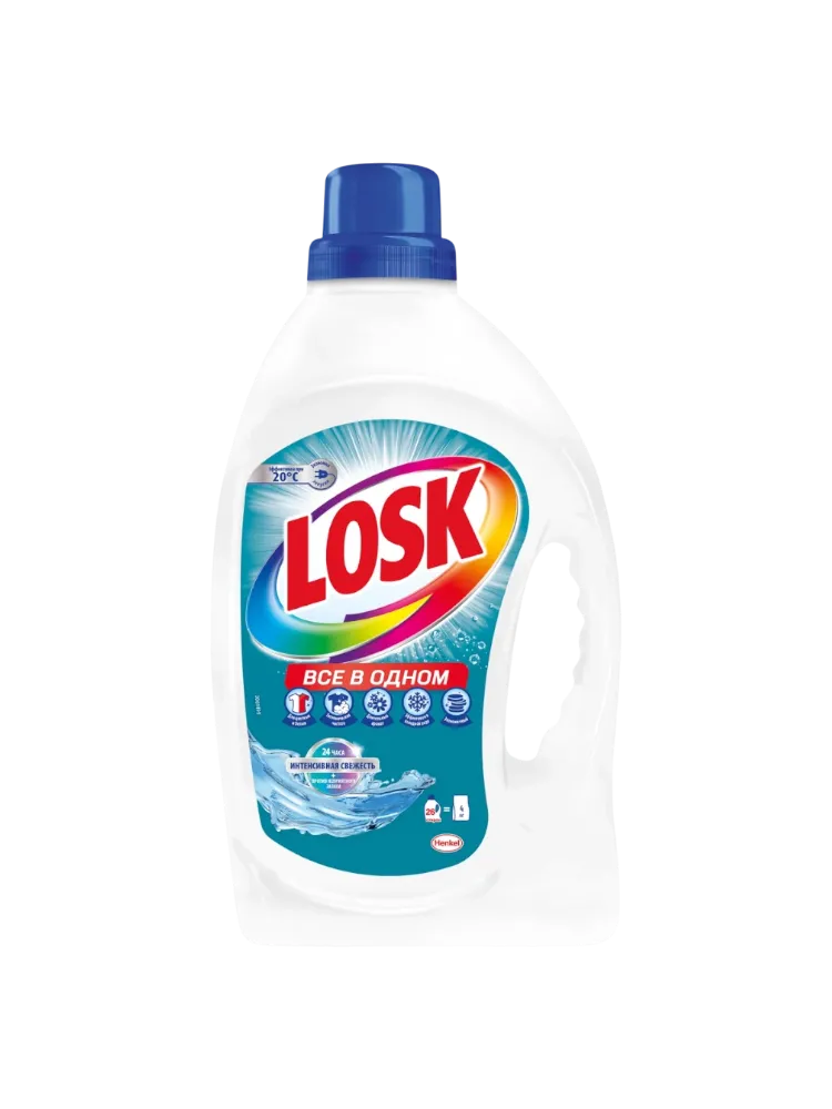 ГЕЛЬ Д/СТИРКИ LOSK ИНТЕНСИВНАЯ СВЕЖЕСТЬ 2,145Л